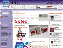 Tablet Screenshot of pieczatki24.pl